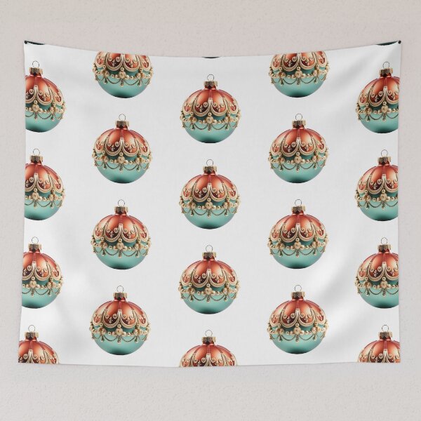 Item preview, Orange and green Christmas sphere designed and sold by ivanmejia.