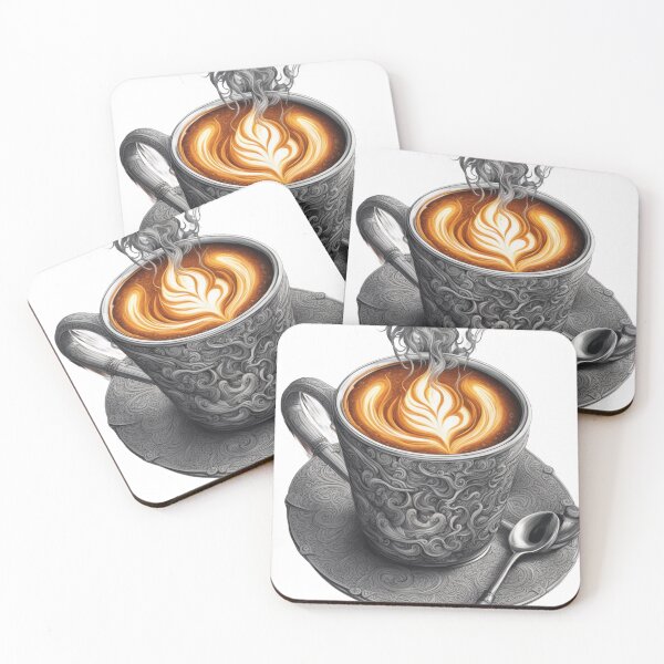 Item preview, For the Love of Coffee - Epic Beauty - Elegant Coffee Mug Steam with Coffee Barista Art designed and sold by Butler in the Home.