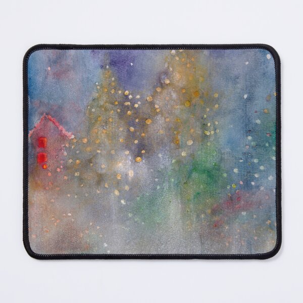 Item preview, christmas lights watercolor designed and sold by rysunki-malunki.