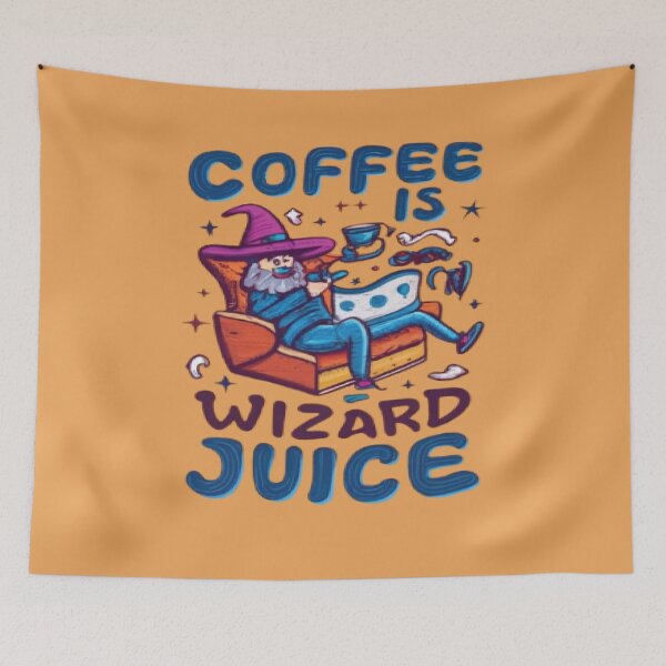 Item preview, Coffee Is Wizard Juice designed and sold by UrbanGraphixs.