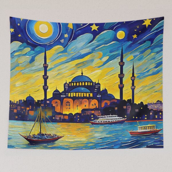 Item preview, Starry Night Istanbul designed and sold by travelwitheric.