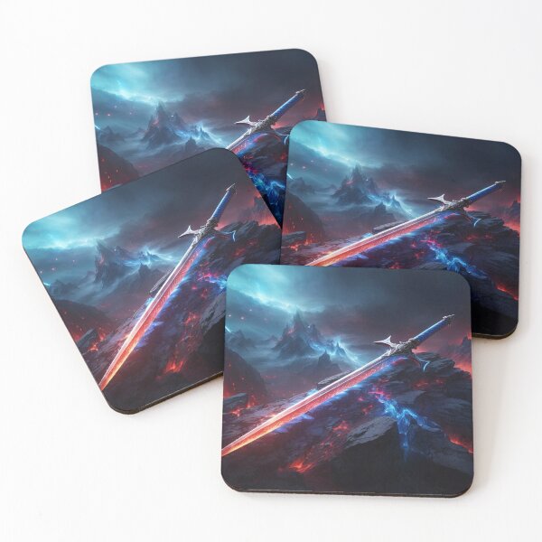 Item preview, Sword of Fire and Ice - Iconic Wonders | Reimagined Card Artwork designed and sold by Epic Upgrades.