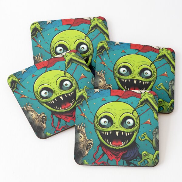 Item preview, alienlove 190 good mood lucky funny skull hero designed and sold by alienlove-8.