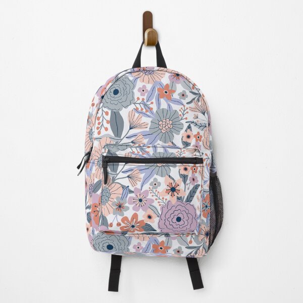 Item preview, Vintage flower garden in pastel colors designed and sold by Illustrated by Nat.