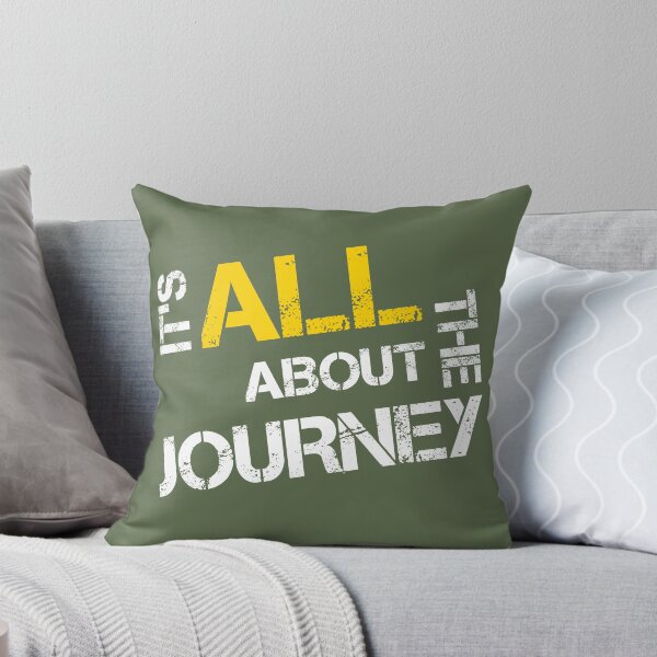 Item preview, Its All About the Journey quote - white designed and sold by JRP Design.