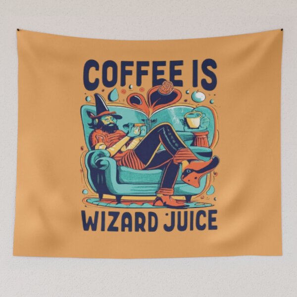 Item preview, Coffee Is Wizard Juice designed and sold by UrbanGraphixs.
