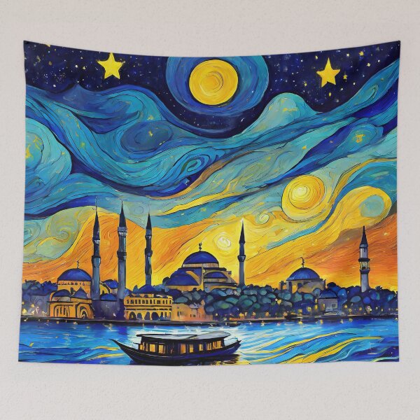 Item preview, Starry Night Istanbul designed and sold by travelwitheric.
