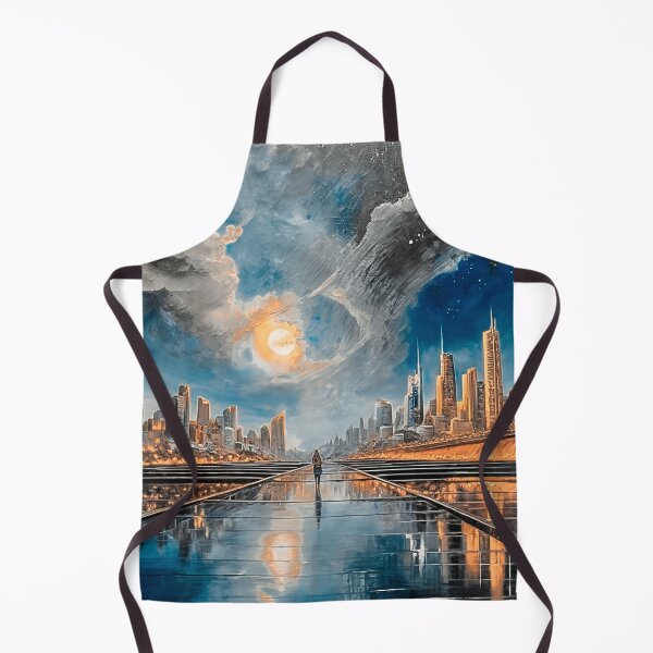 Item preview, A beautiful sunset over a vast city #13 designed and sold by mythographiaart.