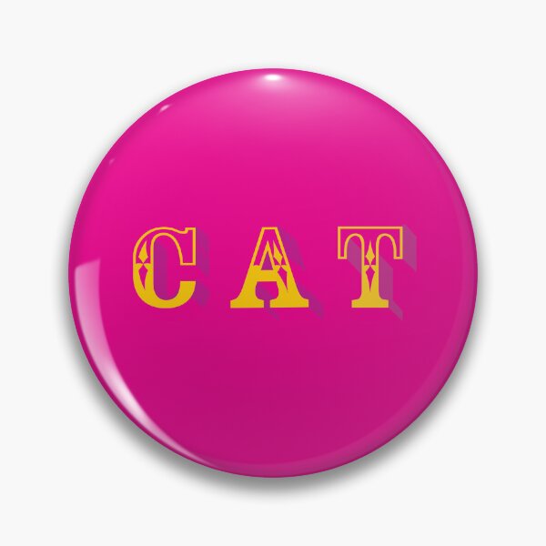 Item preview, Pink circus cat bandana typography designed and sold by artsypeeps.