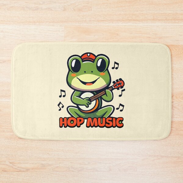 Item preview, Hop Music! Cute Banjo Frog designed and sold by PMCreative.
