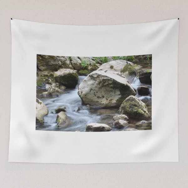 Item preview, stream water with rocks spring season designed and sold by goceris.