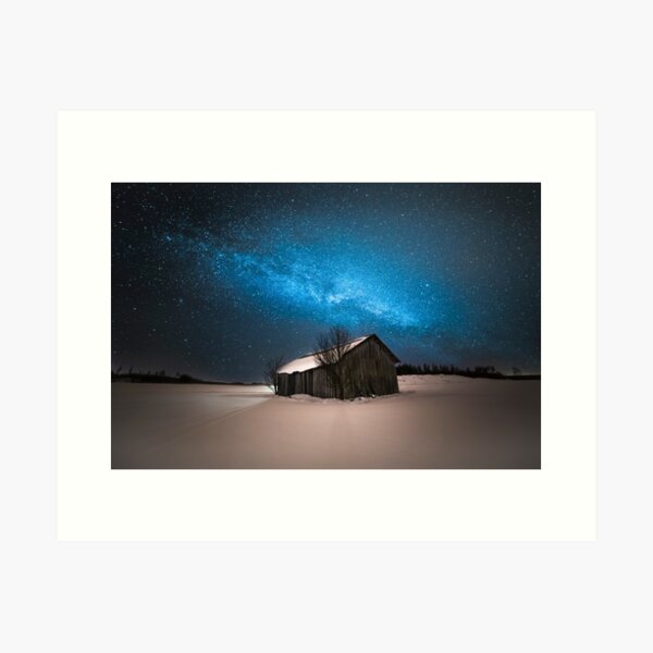 Gold light Art Print