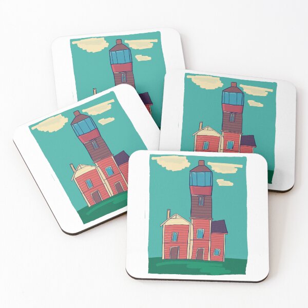 Item preview, A lighthouse at sea designed and sold by Antoine Marineau Bélanger.
