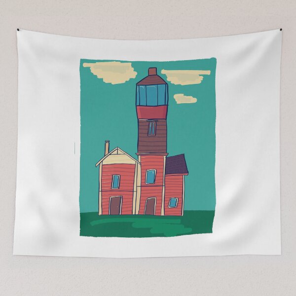 Item preview, A lighthouse at sea designed and sold by Antoine Marineau Bélanger.