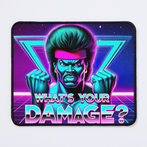 Item preview, 80s slang: Whats your damage? designed and sold by 80s teeshirts.