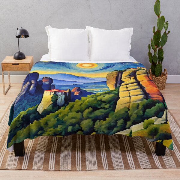 Item preview, Noche estrellada Meteora designed and sold by travelwitheric.