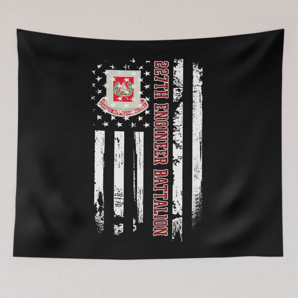 Item preview, 27th Engineer Battalion Veteran USA Flag Veterans Day Xmas designed and sold by defabiosofxs.