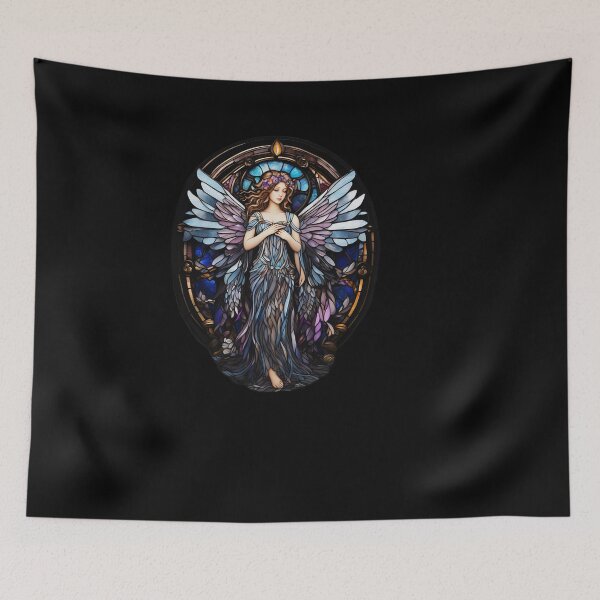 Aperçu de l'œuvre Motif d'ange en vitrail créée et vendue par Desfix.