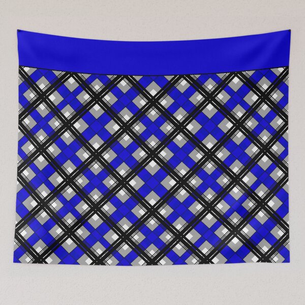 Item preview, Combo black blue plaid  designed and sold by fuzzyfox.