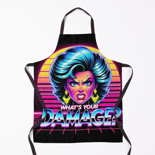 Item preview, 80s slang: Whats your damage? designed and sold by 80s teeshirts.