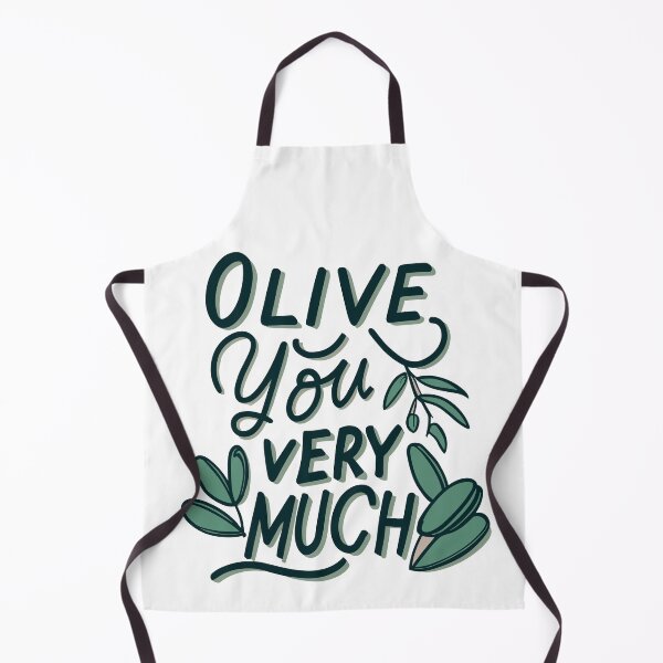 Item preview, Olive You Very Much - Funny Valentine's (Dark Text) designed and sold by Spiprinto.