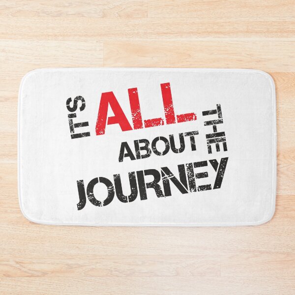 Item preview, Its All About the Journey quote - black (st) designed and sold by JRP Design.