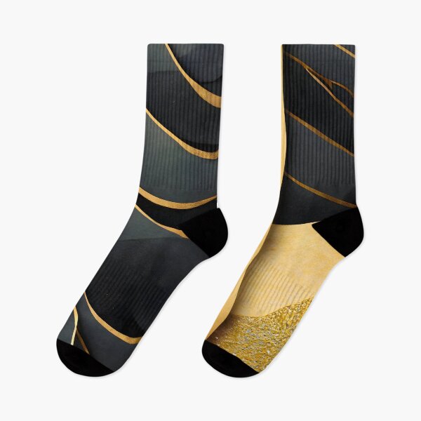 Item preview, Abstract, Geometric, Black, Gold, Art Deco, Stripes designed and sold by Golden-Feathers.
