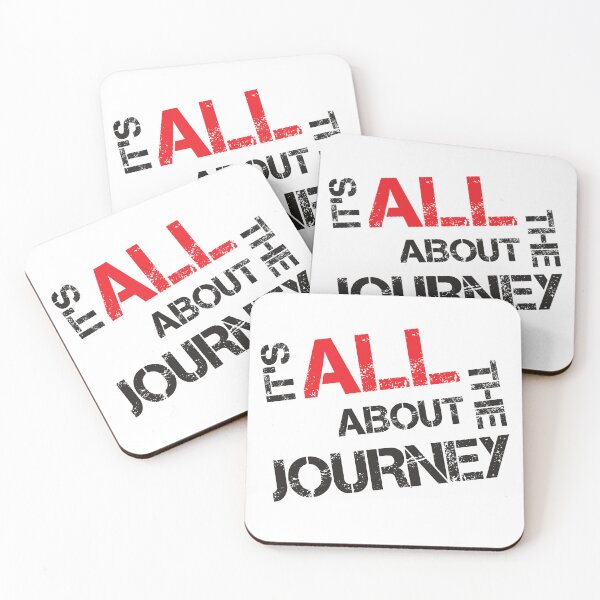 Item preview, Its All About the Journey quote - black (st) designed and sold by JRP Design.