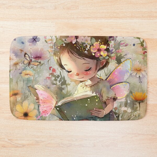 Item preview, Beautiful Fairy Reading A Book In A Garden designed and sold by AmberGingiKids.