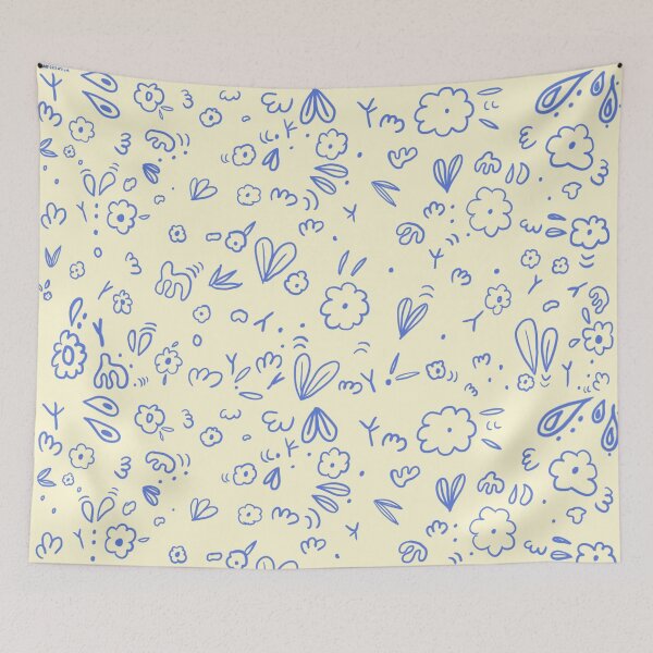 Item preview, Flowers with Doodles designed and sold by fabisolis.
