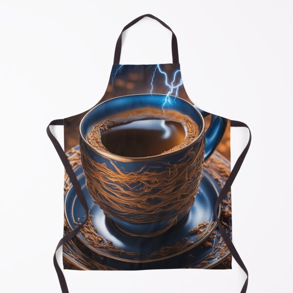 Item preview, For the Love of Coffee - Epic Beauty - Elegant Coffee Mug Cup with Steam Lightning Bolts designed and sold by Butler in the Home.