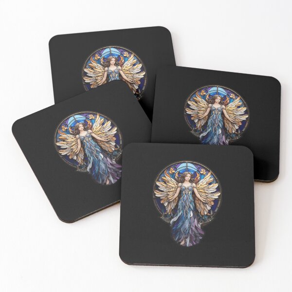 Item preview, Stained Glass Angel Pattern designed and sold by Desfix.