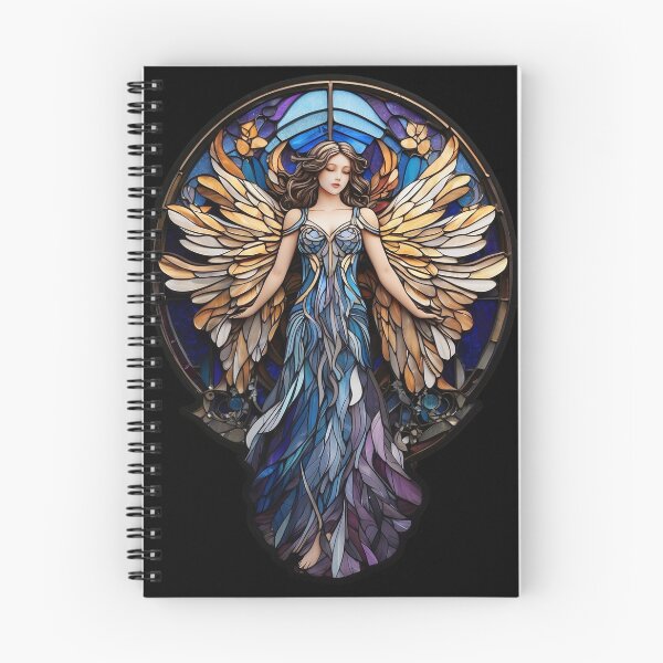 Aperçu de l'œuvre Motif d'ange en vitrail créée et vendue par Desfix.