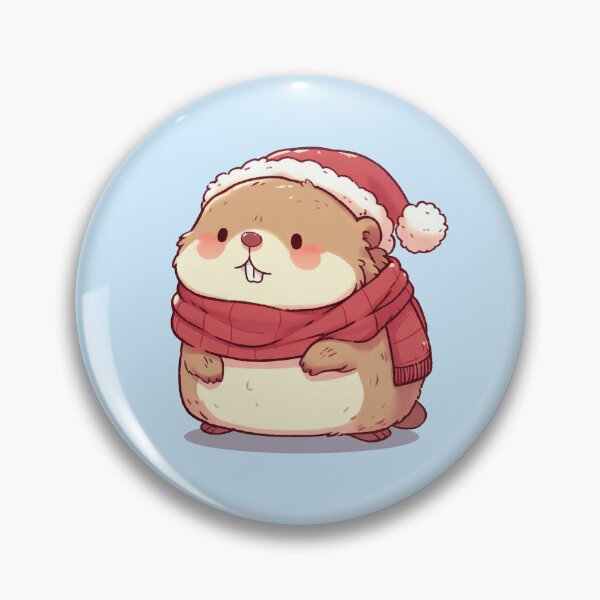 Item preview, Fat Christmas Marmot designed and sold by KAI-Studio.