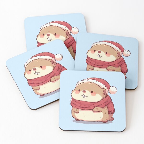 Item preview, Fat Christmas Marmot designed and sold by KAI-Studio.