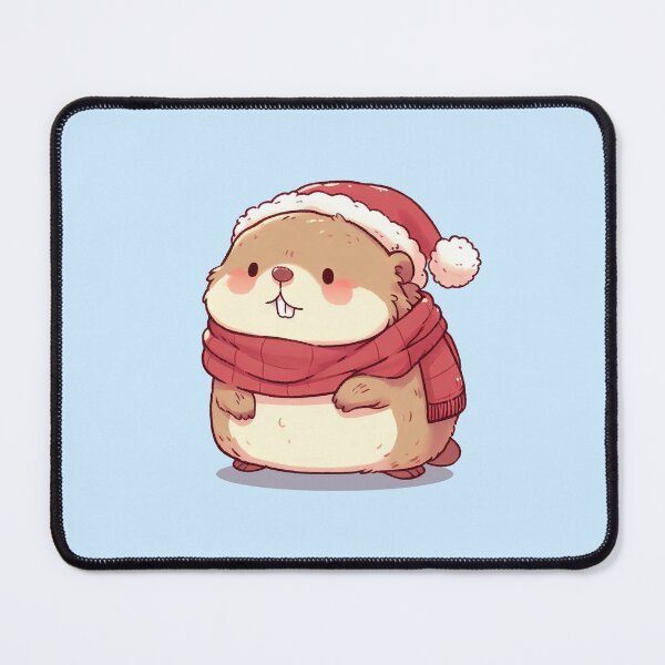 Item preview, Fat Christmas Marmot designed and sold by KAI-Studio.
