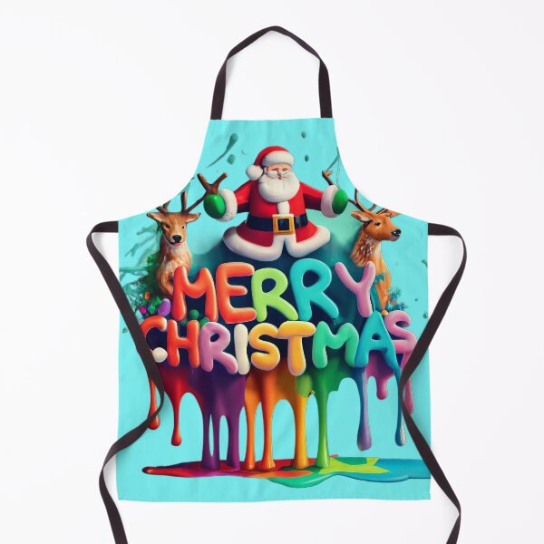Item preview, Santa and Reindeer - Classic Christmas Art designed and sold by Emaga Digital Studio.