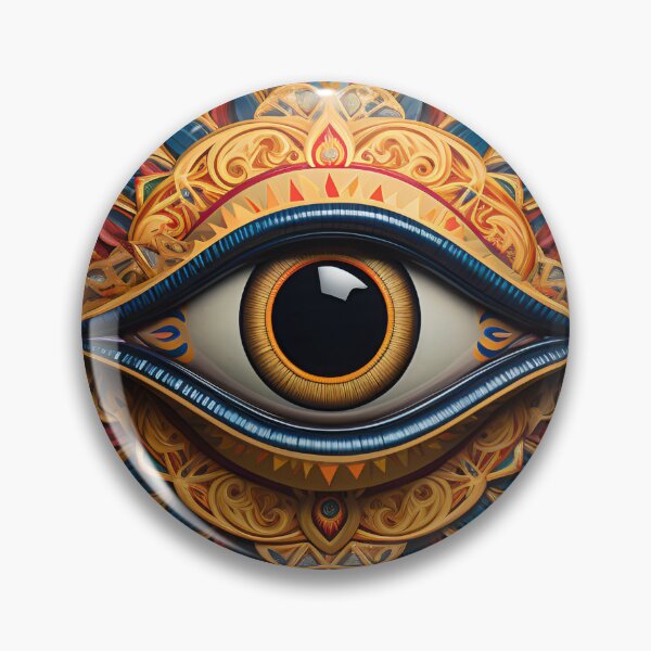Item preview, Talisman Against The Evil Eye (Yellow Eye) designed and sold by DigitalityArt.