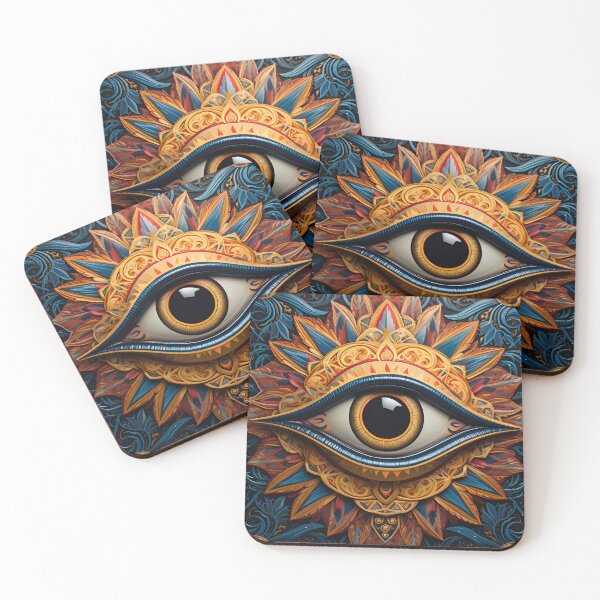 Item preview, Talisman Against The Evil Eye (Yellow Eye) designed and sold by DigitalityArt.