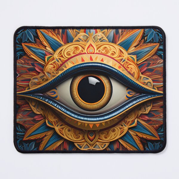 Item preview, Talisman Against The Evil Eye (Yellow Eye) designed and sold by DigitalityArt.