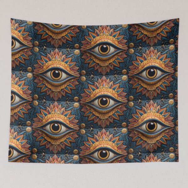 Item preview, Talisman Against The Evil Eye (Yellow Eye) designed and sold by DigitalityArt.