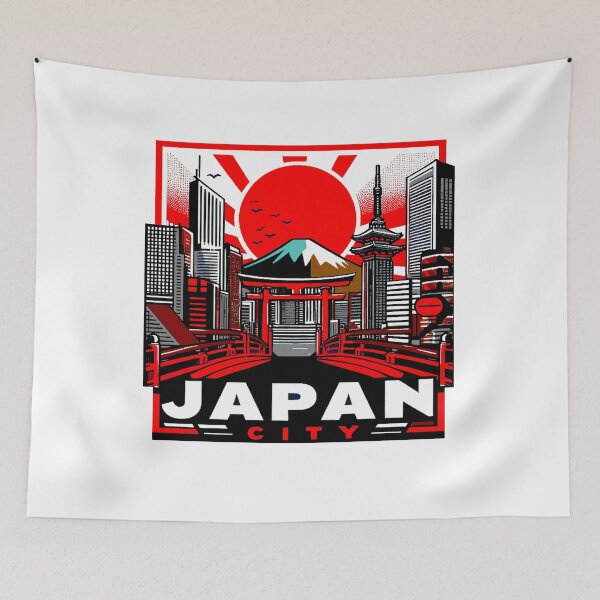 Item preview, Japan City designed and sold by PowerUpPalette.