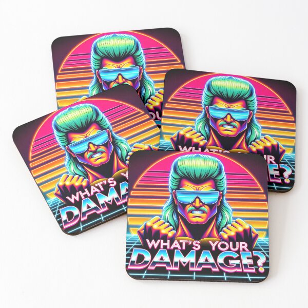 Item preview, 80s slang: What's your damage? designed and sold by 80s teeshirts.