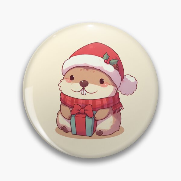 Item preview, Christmas Marmot Santa designed and sold by KAI-Studio.