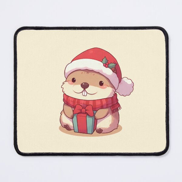 Item preview, Christmas Marmot Santa designed and sold by KAI-Studio.