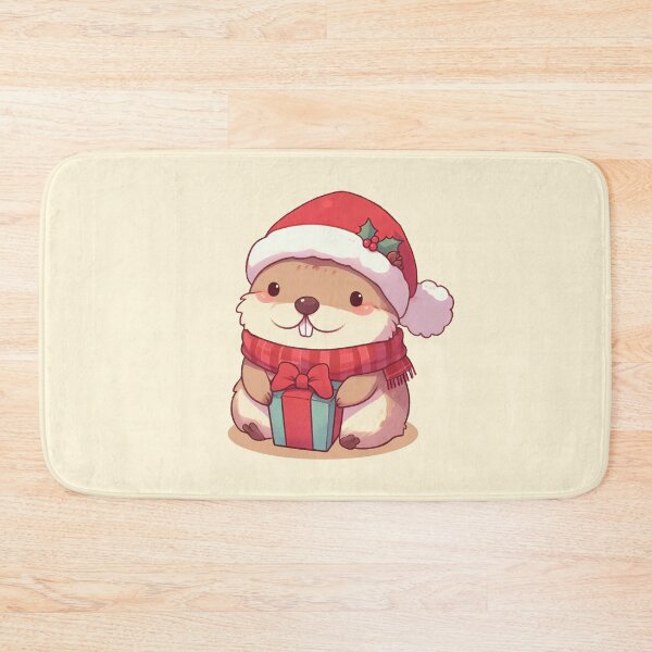 Item preview, Christmas Marmot Santa designed and sold by KAI-Studio.