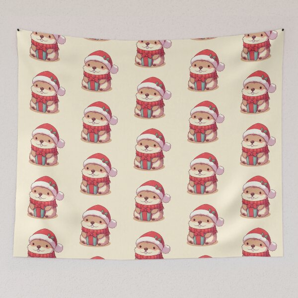 Item preview, Christmas Marmot Santa designed and sold by KAI-Studio.