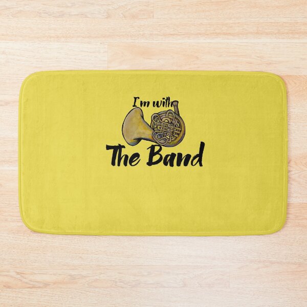 Item preview, I'm with the band french horn art designed and sold by FrictionMaxxing.