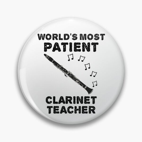 Item preview, World's Most Patient Clarinet Teacher, Clarinetist Funny designed and sold by doodlerob.