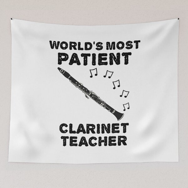 Item preview, World's Most Patient Clarinet Teacher, Clarinetist Funny designed and sold by doodlerob.